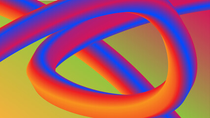3D illustration of liquid form. Dynamic 3D composition. Fashionable geometric background. The background color has been