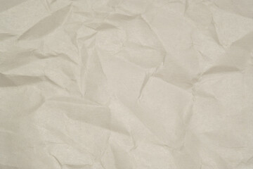Texture of white  recycle crumpled paper, copy space for text.