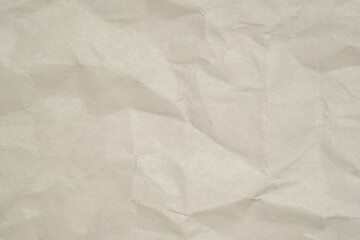 Texture of white  recycle crumpled paper, copy space for text.