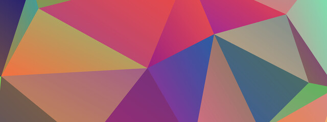 Abstract Color Polygon Background Design, Abstract Geometric Origami Style With Gradient. Presentation,Website, Backdrop, Cover,Banner,Pattern Template