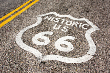 Route 66 historic road USA