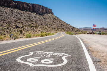 Route 66 historic road USA