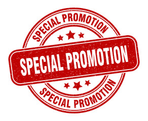 special promotion stamp. special promotion label. round grunge sign