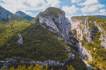 Grand canyon du Verdon in summer, France