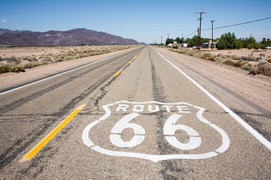 Route 66 historic road USA