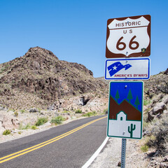 Route 66 historic road USA