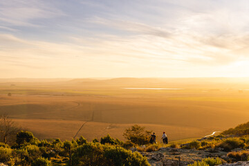 sunrise in the mountains