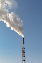 Smoking pipes of old chemical plant, Estonia.