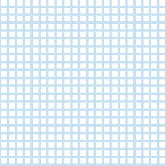 Vector baby blue gingham seamless pattern background.