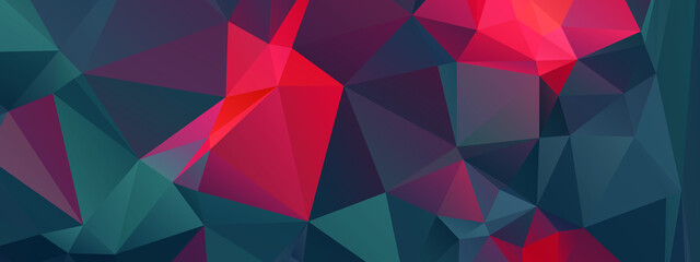 Fototapeta premium Abstract Color Polygon Background Design, Abstract Geometric Origami Style With Gradient. Presentation,Website, Backdrop, Cover,Banner,Pattern Template