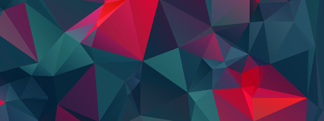 Fototapeta premium Abstract Color Polygon Background Design, Abstract Geometric Origami Style With Gradient. Presentation,Website, Backdrop, Cover,Banner,Pattern Template