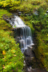 Nice small waterfall surrounded by greenery