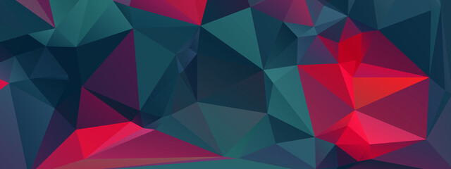 Obraz premium Abstract Color Polygon Background Design, Abstract Geometric Origami Style With Gradient. Presentation,Website, Backdrop, Cover,Banner,Pattern Template