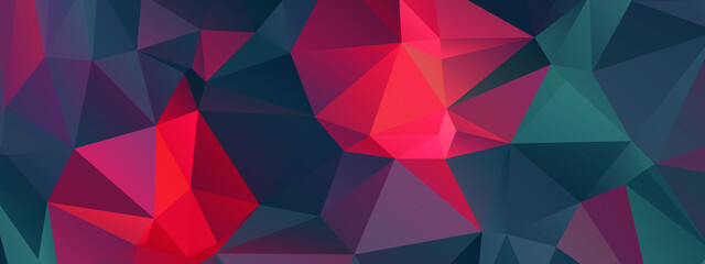 Obraz premium Abstract Color Polygon Background Design, Abstract Geometric Origami Style With Gradient. Presentation,Website, Backdrop, Cover,Banner,Pattern Template