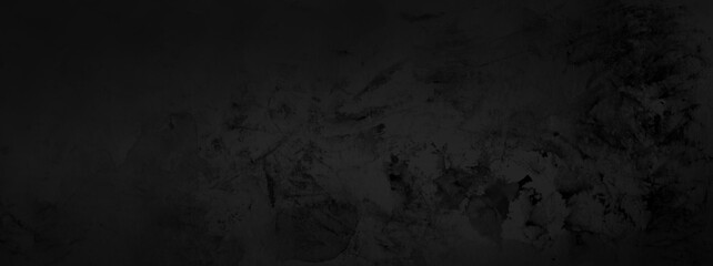 black watercolor simple dark abstract uniform background, versatile backdrop. Paint stains, paper background. Background for banners