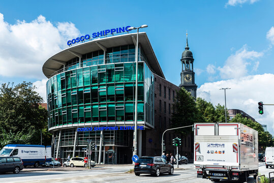 Cosco Shipping Lines in Hamburg, Germany