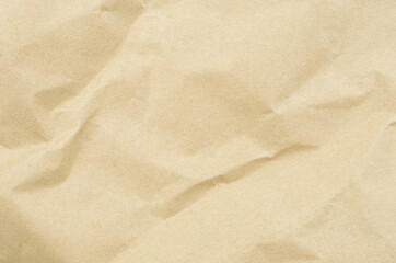Fototapeta na wymiar Wrinkled packaging paper background