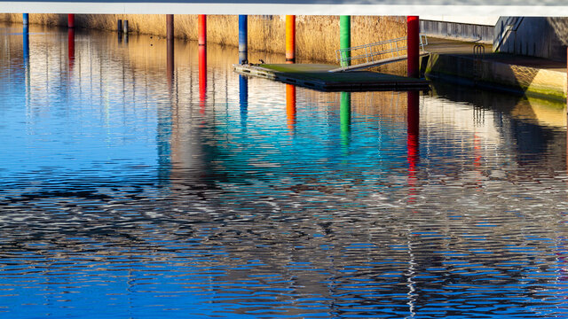 A View Under The Bridge In The Olympic Park London