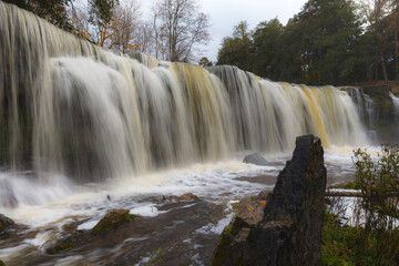 Obraz premium Keila waterfall, one of the most famous in Estonia
