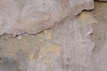 warm shades vintage texture of plaster outdoors at home