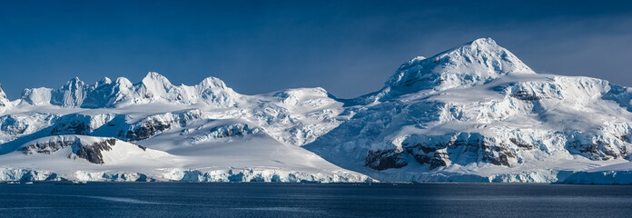 Mountains along the Neumayer Channel, Antarctic Peninsula, Antarctica