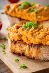 Américain préparé - typical Belgium spread