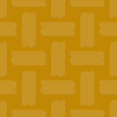 Abstract vector drawing. Mid century modern boho style