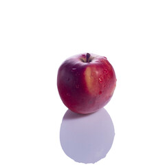 fruit red apple isolate on white background
