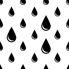 Drop Icon Seamless Pattern