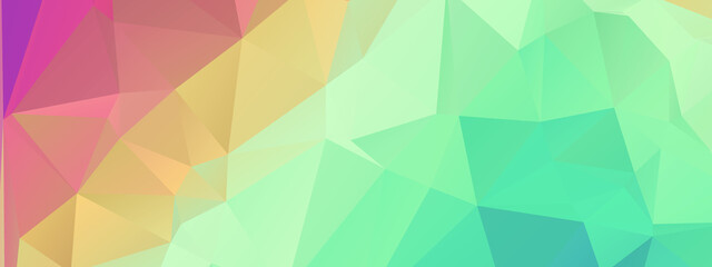 Obraz premium Abstract Color Polygon Background Design, Abstract Geometric Origami Style With Gradient. Presentation,Website, Backdrop, Cover,Banner,Pattern Template
