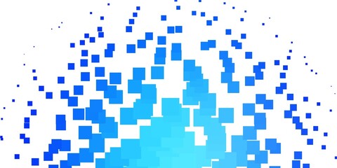 Light BLUE vector template in rectangles.