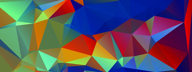 Fototapeta premium Abstract Color Polygon Background Design, Abstract Geometric Origami Style With Gradient. Presentation,Website, Backdrop, Cover,Banner,Pattern Template