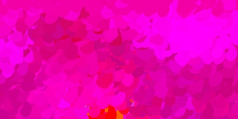 Dark pink vector template with abstract forms.