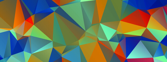 Abstract Color Polygon Background Design, Abstract Geometric Origami Style With Gradient. Presentation,Website, Backdrop, Cover,Banner,Pattern Template