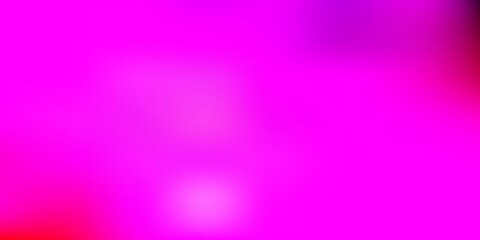 Dark purple, pink vector abstract blur pattern.