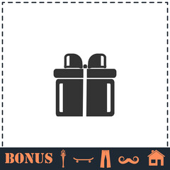 Gift icon flat