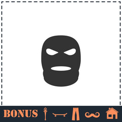Mask icon flat
