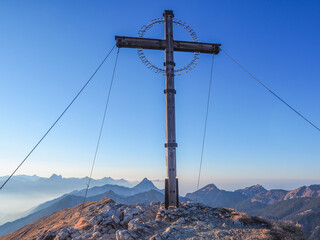 Ammergauer Alpen - Geierköpfe/Gipfelkreuz