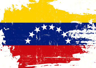 Venezuela scratched flag.
A Bolivarian Republic of Venezuela grunge flag for you