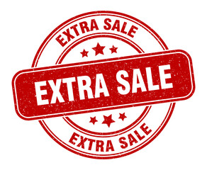 extra sale stamp. extra sale label. round grunge sign