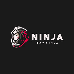 ninja gaming sport logo design © modal tampang