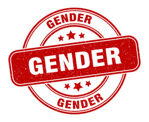 gender stamp. gender label. round grunge sign