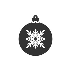 Christmas ball icon isolated on white background. Christmas bauble symbol modern, simple, vector, icon for website design, mobile app, ui. Vector Illustration