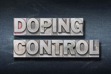 Naklejka premium doping control den