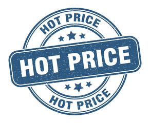 hot price stamp. hot price label. round grunge sign