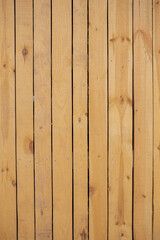 Wood plank brown texture background, close-up.