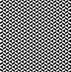 Geometric pattern of black figures on a white background.