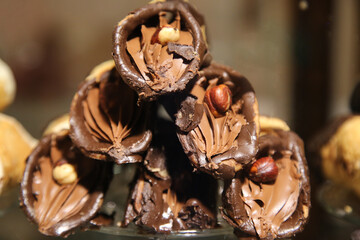 Typical sweets on display in the shops of assisi