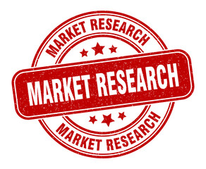 market research stamp. market research label. round grunge sign