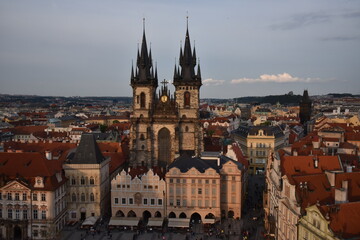 Vista su città europea